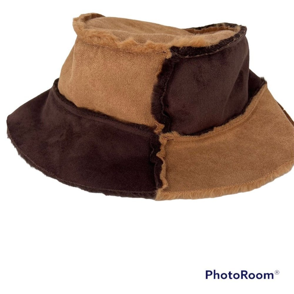 Steve Madden - Outback Style - Reversible Faux Fur Trim Bucket Hat - Tan - Brown